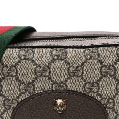Gucci GG Supreme Monogram Web Neo Vintage Shoulder Bag Beige New Acero Crop 7 of 12