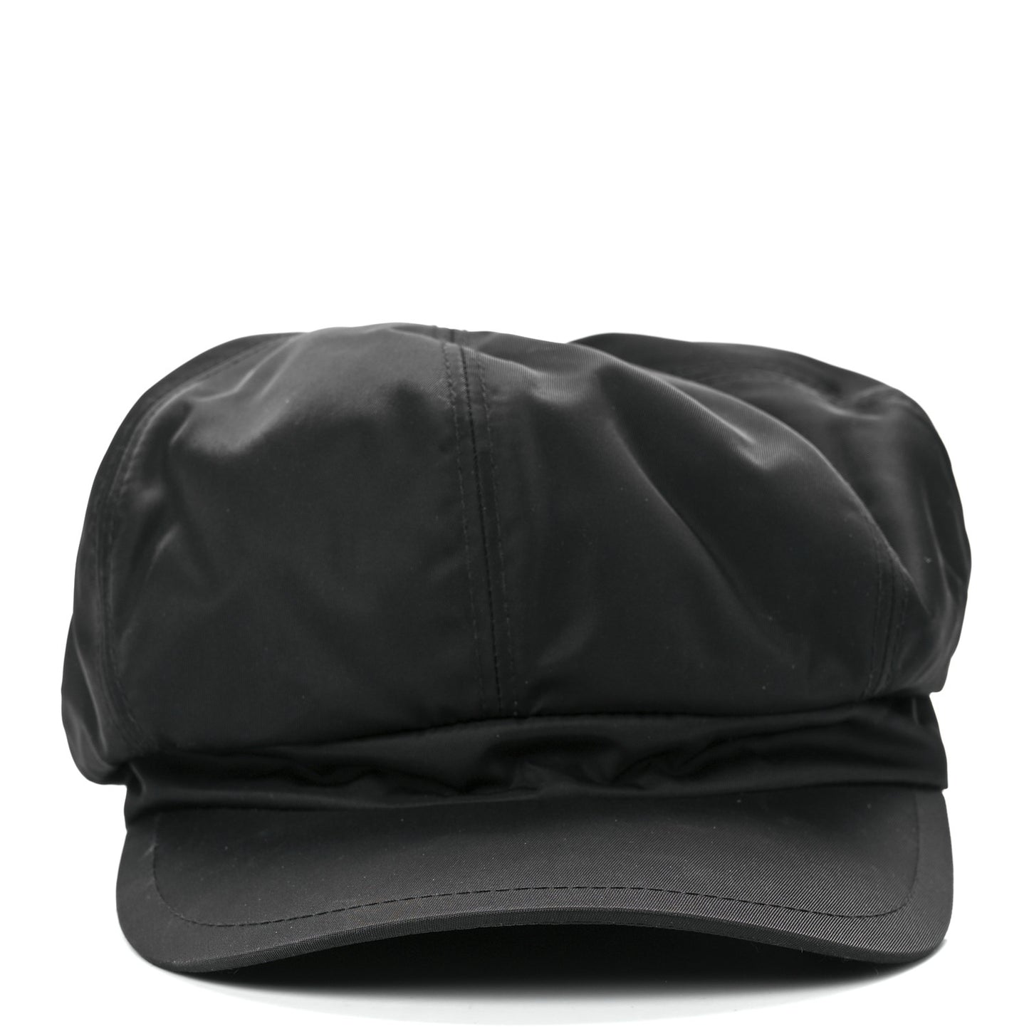 Re-Nylon Mens Newsboy Hat L Black