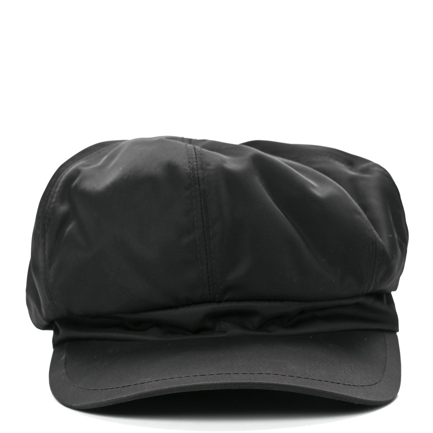 Prada Re-Nylon Mens Newsboy Hat L Black 2 of 7