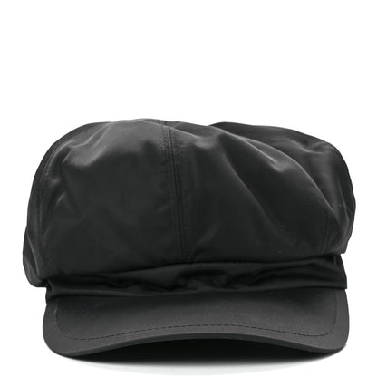 Prada Re-Nylon Mens Newsboy Hat L Black 2 of 7