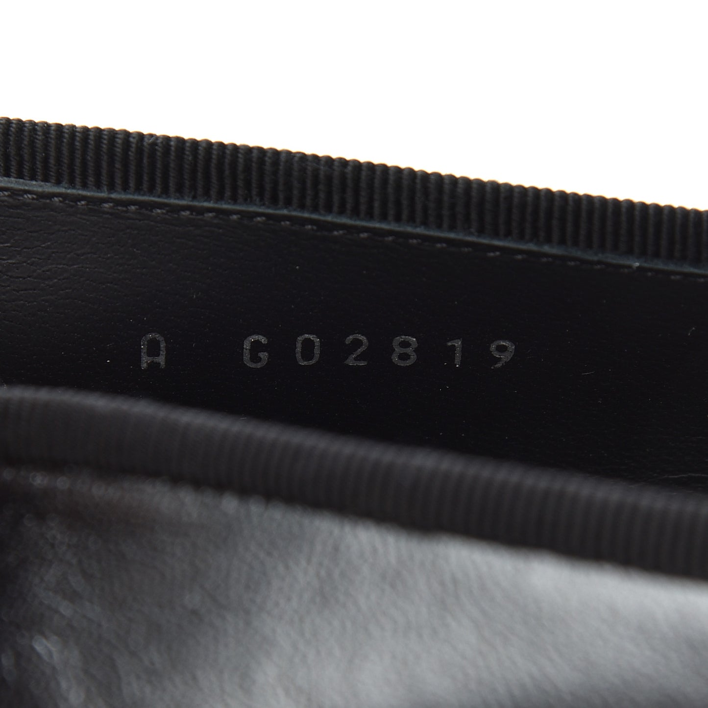 Pearly Calfskin Patent Cap Toe Ballerina Flats 39 Black
