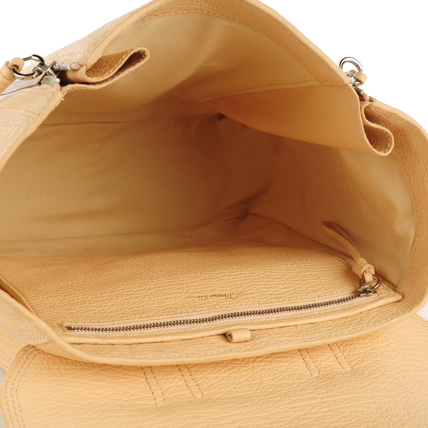 3.1 Phillip Lim 3.1 Textured Calfskin Pashli Backpack Buff 5 of 8