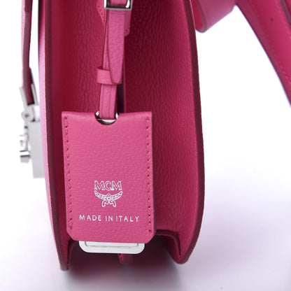 MCM Calfskin Patricia Small Crossbody Bag Sugar Pink 9 of 10