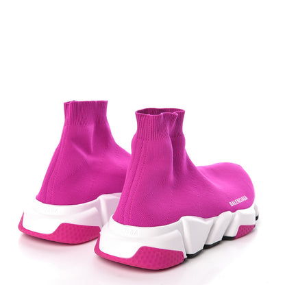 Balenciaga Neoprene Knit Womens Speed Sneakers 42 Fuchsia 4 of 8