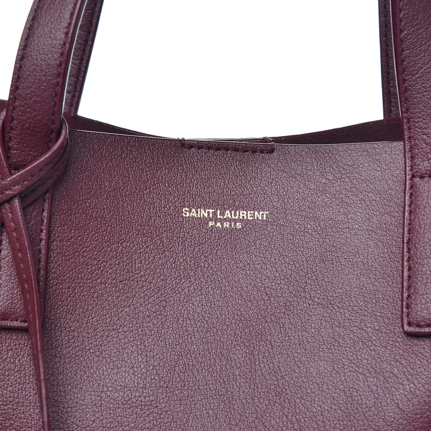 Calfskin Toy Shopping Tote Dark Red