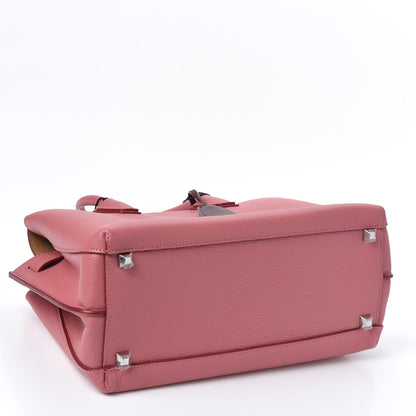 MCM Grained Calfskin Medium Milla Tote Pink 8 of 16