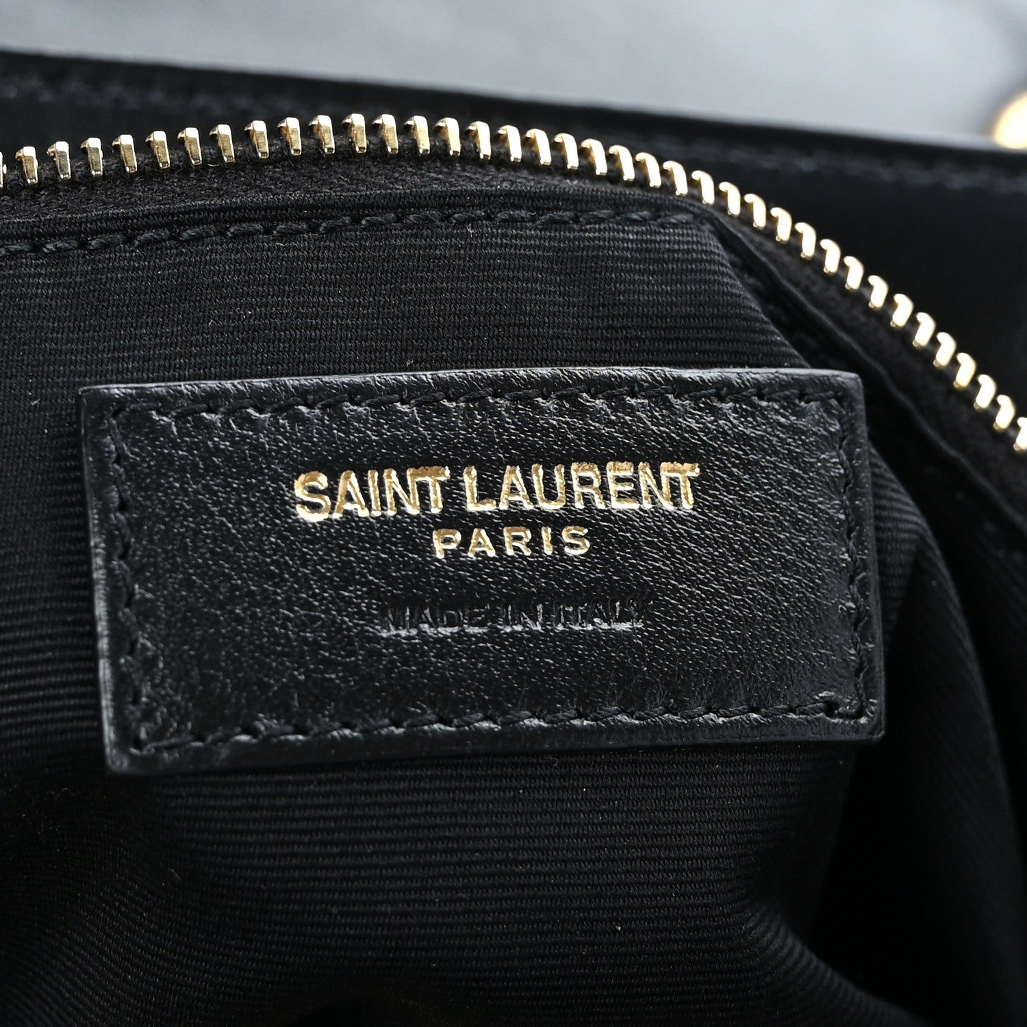 Saint Laurent Calfskin Y Quilted Monogram Medium Loulou Chain Satchel Black 6 of 9