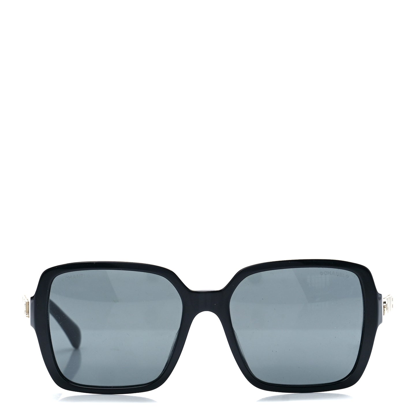 Acetate Square Sunglasses 5408-A Black