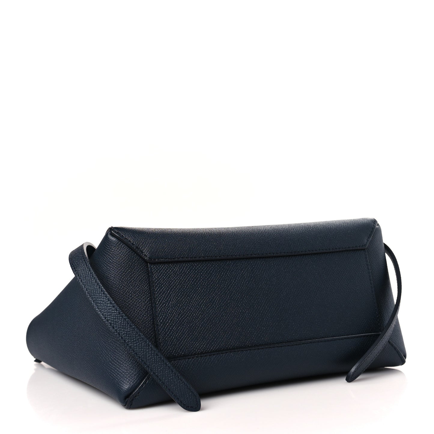 Baby Grained Calfskin Micro Belt Bag Navy Blue