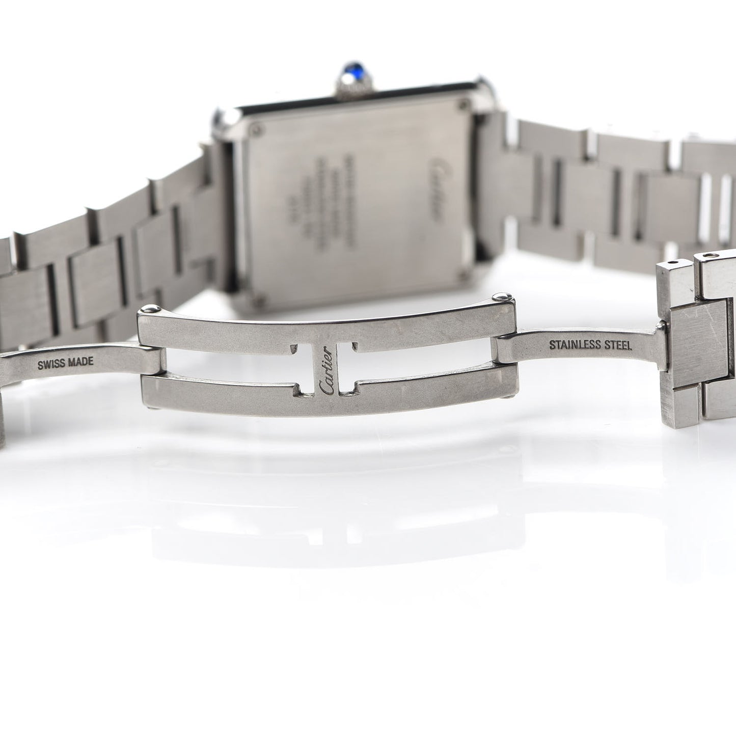 Stainless Steel 24mm Tank Solo Quartz Watch