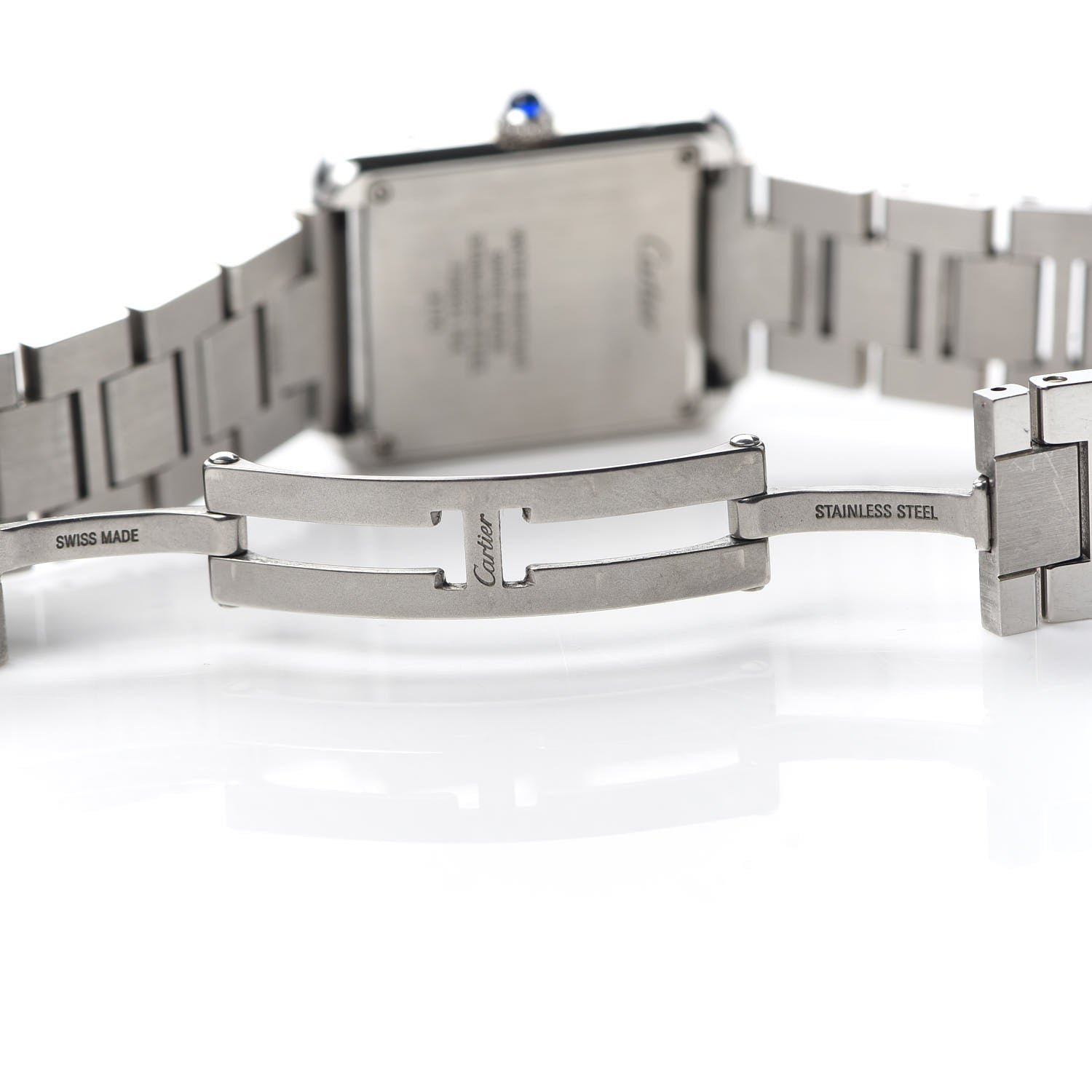 Cartier Stainless Steel 24mm Tank Solo Quartz Watch 6 of 7