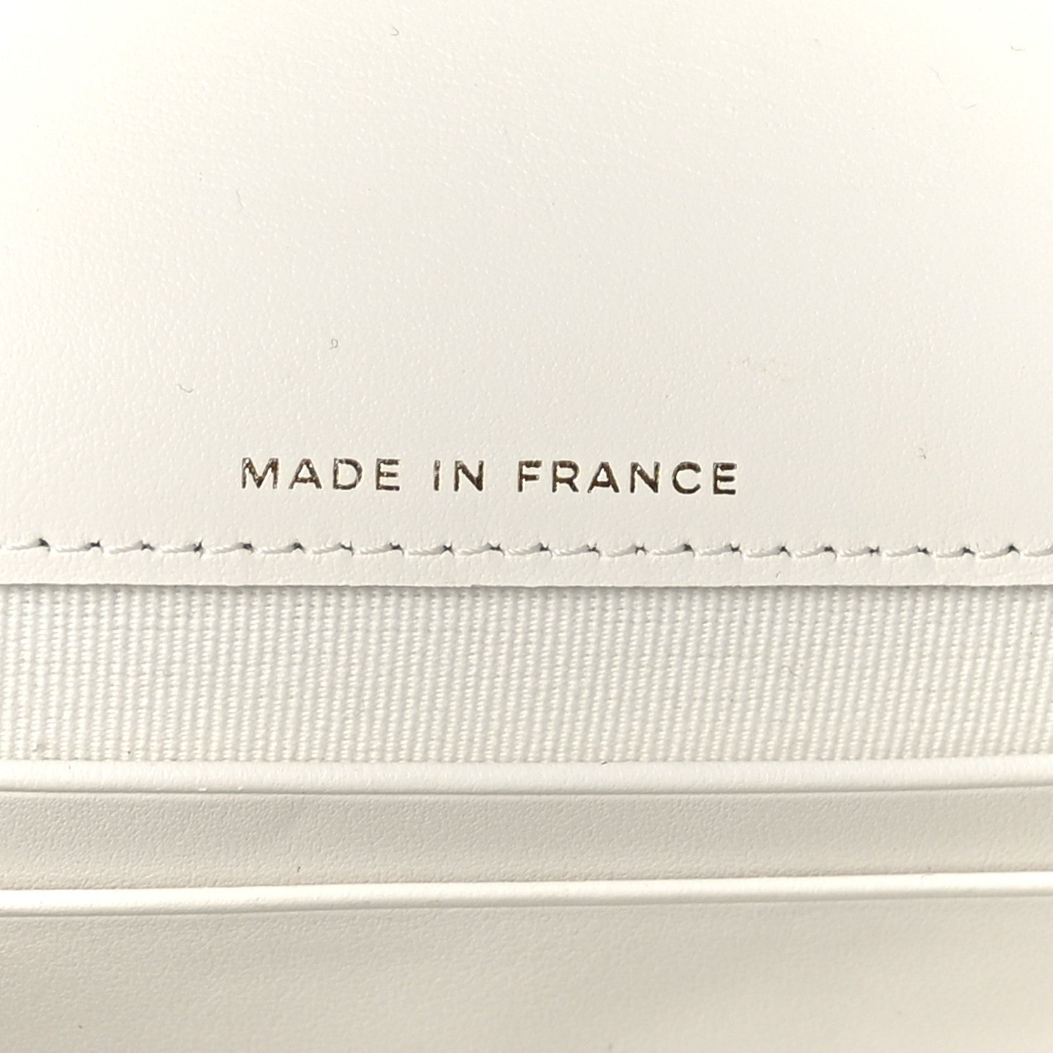 Chanel Shiny Caviar Quilted Flap Charm Wallet On Chain WOC White 7 of 9