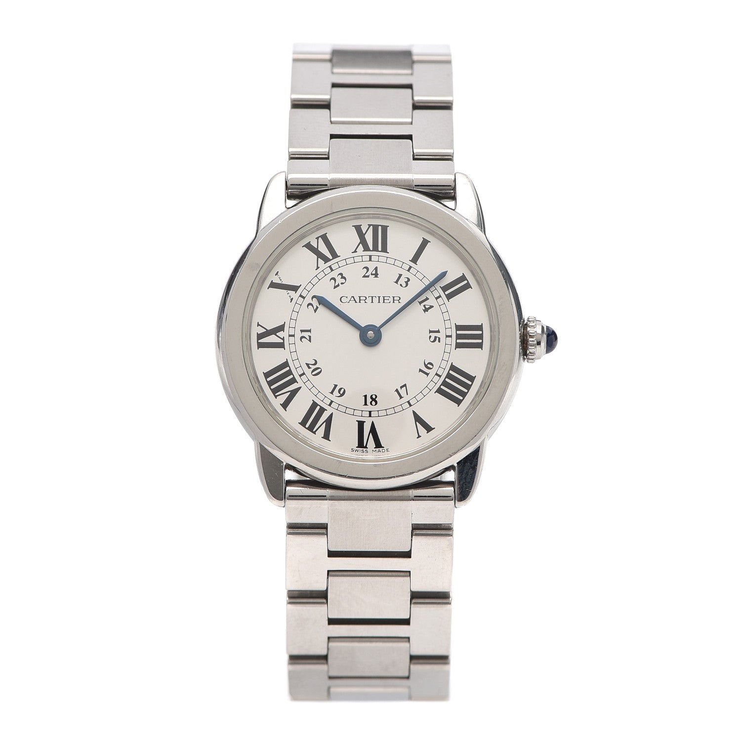 Cartier Stainless Steel 29mm Ronde Solo Quartz Watch 1 of 5