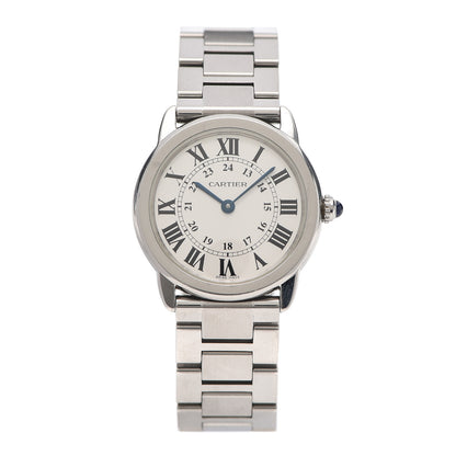 Cartier Stainless Steel 29mm Ronde Solo Quartz Watch 1 of 5