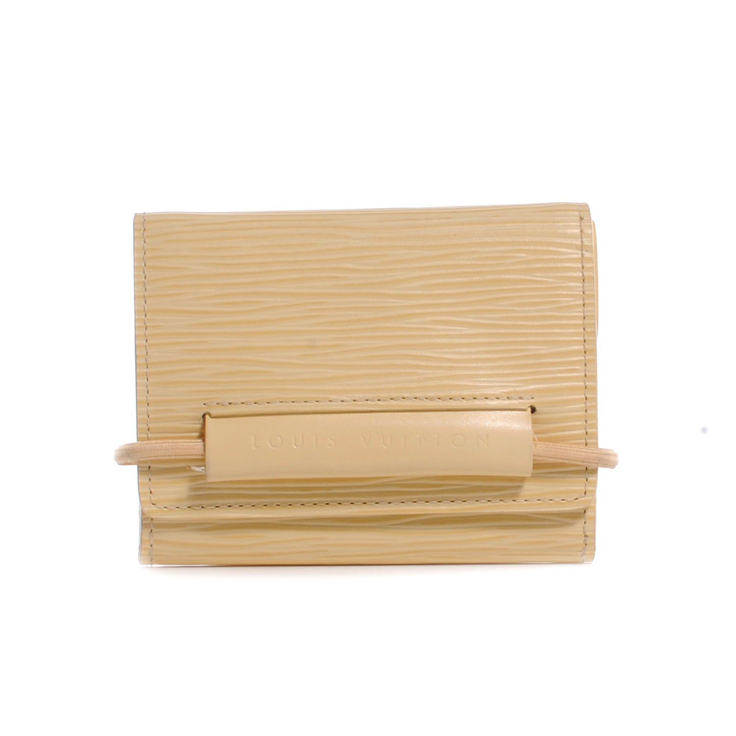 Epi Porte-Monnaie Elastique Wallet Vanilla