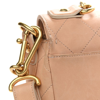 Chanel Calfskin Stitched Small Paris in Rome Messenger Beige 13 of 14
