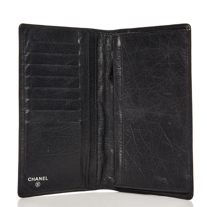 Chanel Calfskin Quilted Cambon Yen Wallet Black 5 of 11