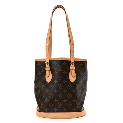 Louis Vuitton Monogram Petit Bucket 23 1 of 10