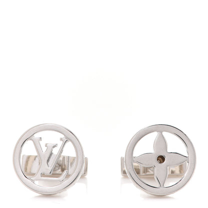 Louis Vuitton LV Catch Cufflinks Silver 1 of 6