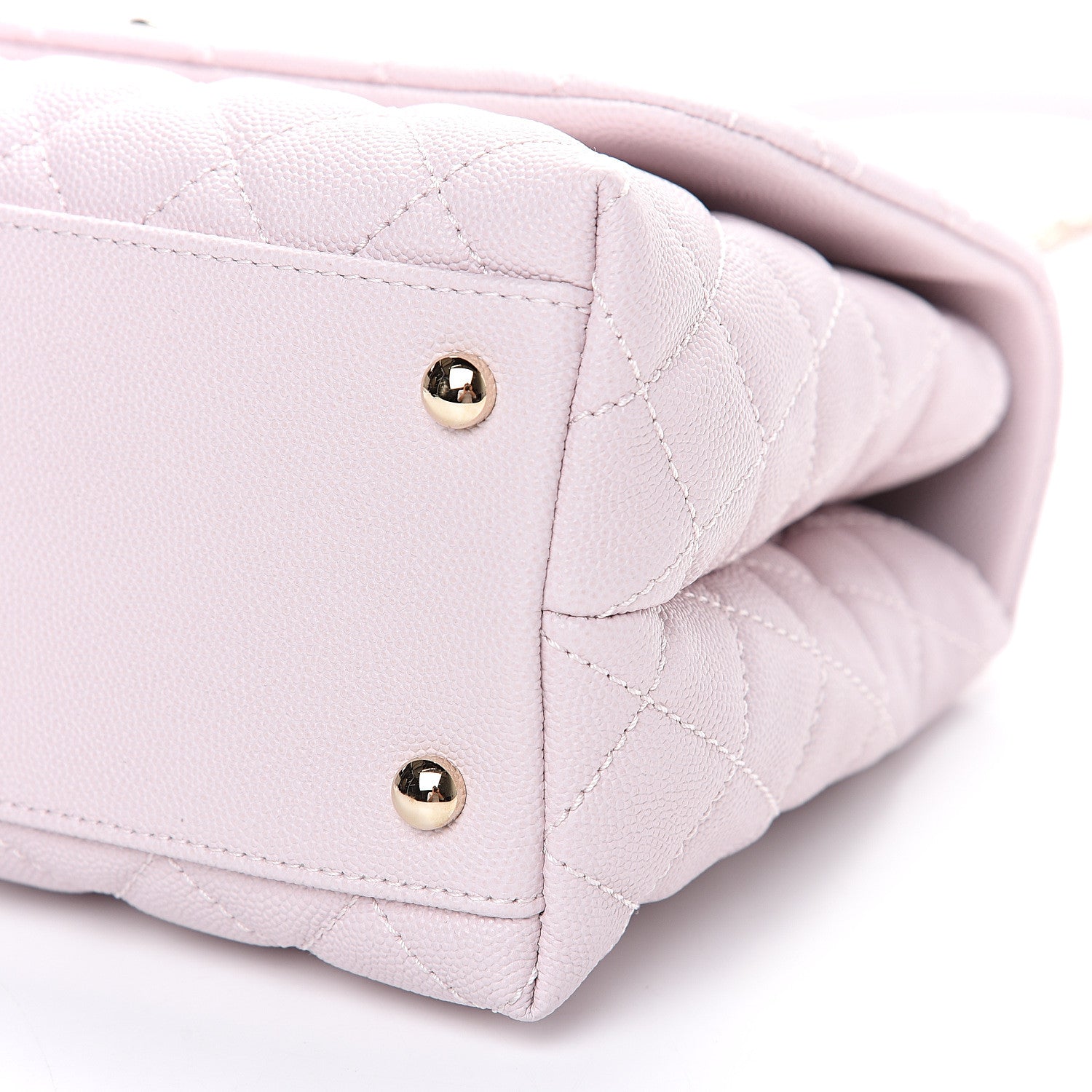 Chanel Caviar Quilted Small Coco Handle Flap Lilas Lilac 8 of 11