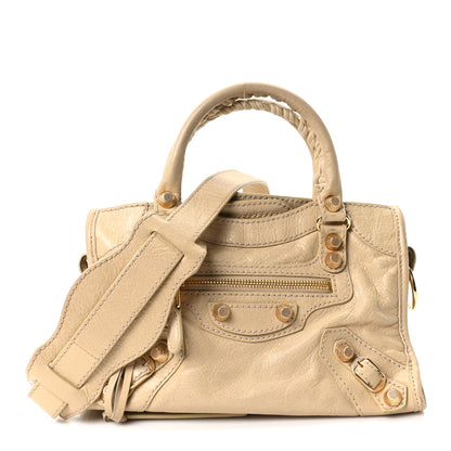 Balenciaga Agneau Giant 12 Gold Hardware Mini City Dune 1 of 10