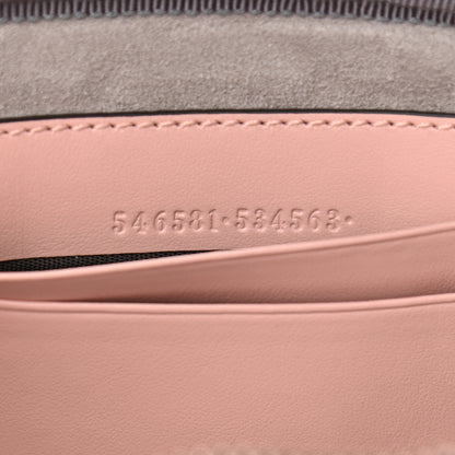 Gucci Calfskin Matelasse Mini GG Marmont Chain Crossbody Bag Perfect Pink 9 of 13