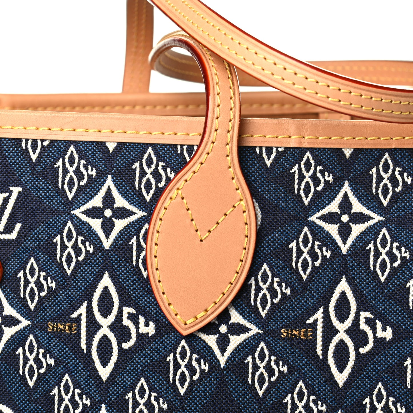 Jacquard Since 1854 Neverfull MM Blue