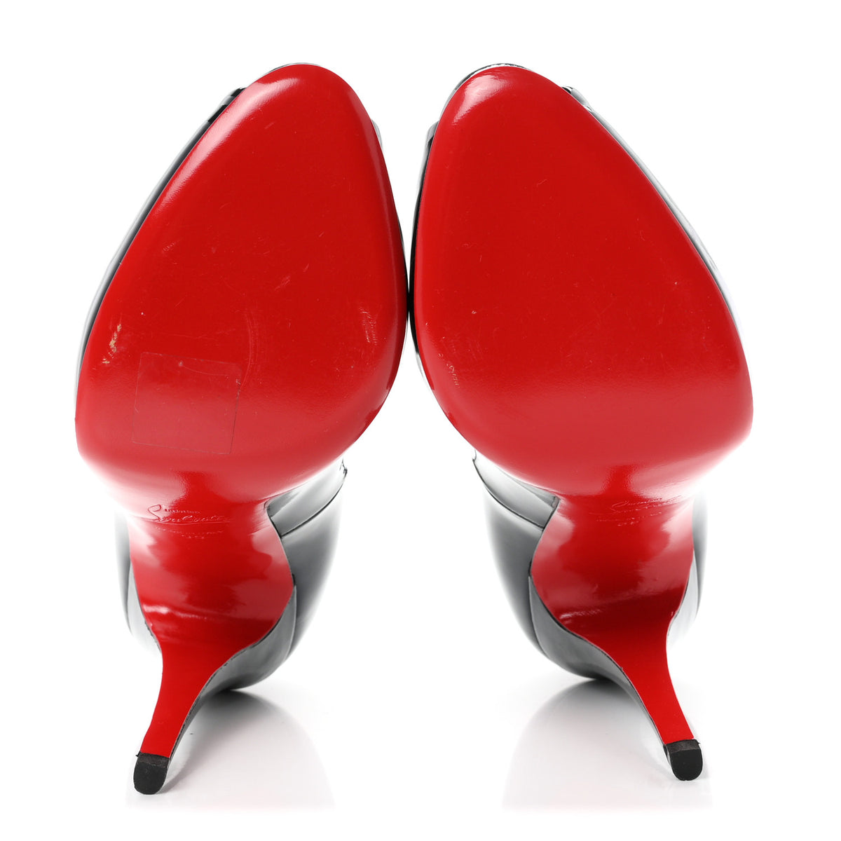 Christian Louboutin Patent Lady Z 120 Pumps 39 Dark Blue 6 of 10