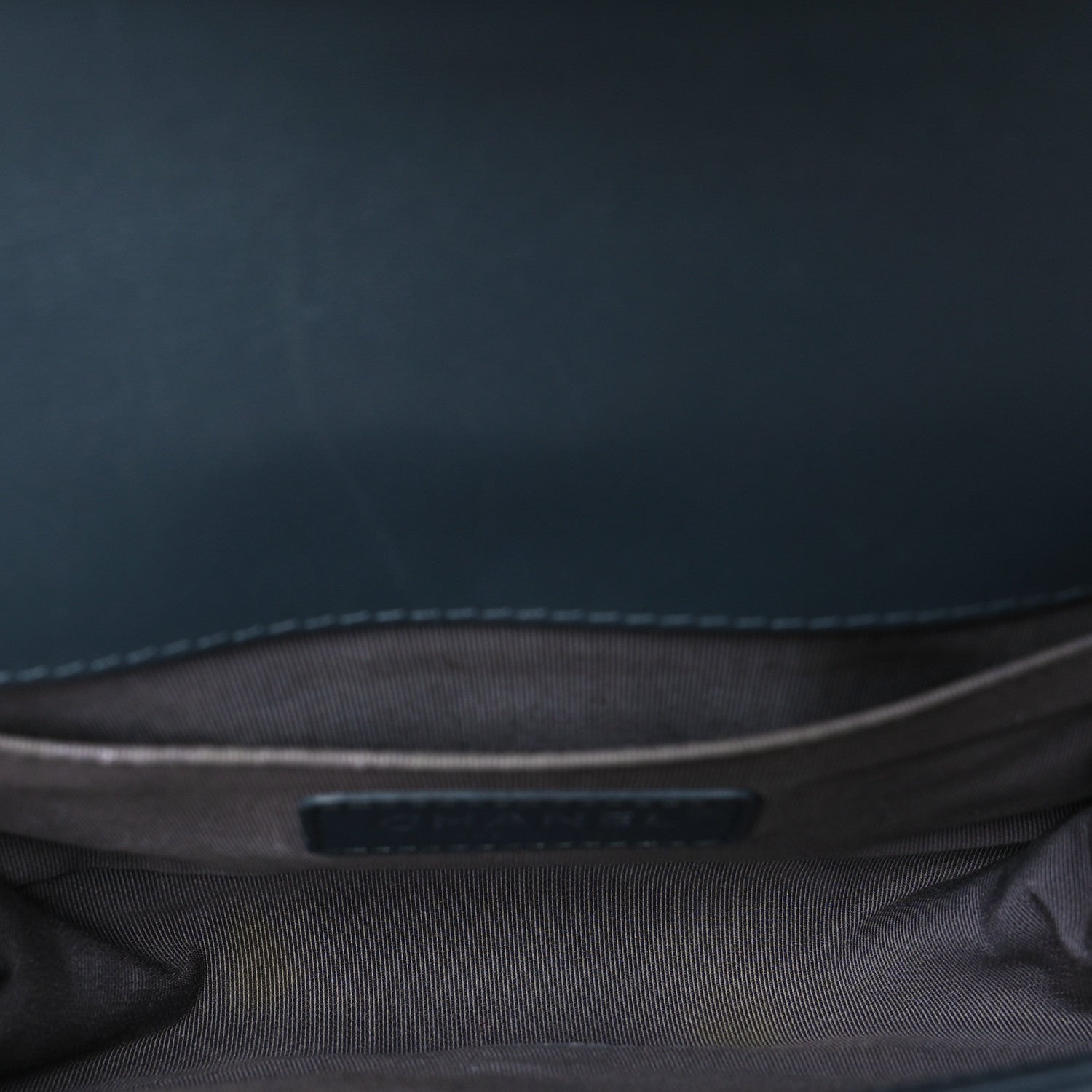 Chanel Calfskin Chevron Quilted Small Boy Flap Blue 5 of 10