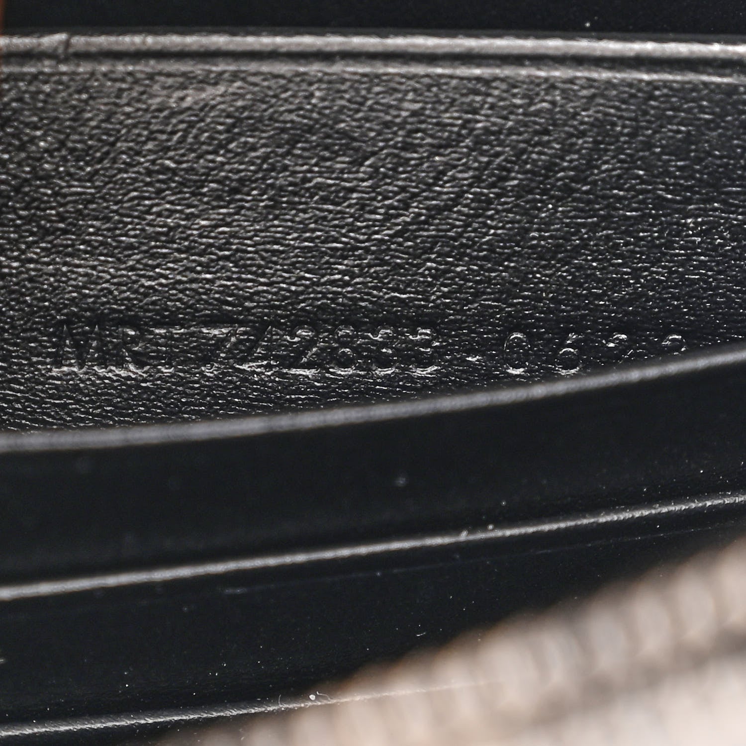 Saint Laurent Metallic Grain De Poudre Kate Monogram Tassel Chain Wallet Silver 7 of 12