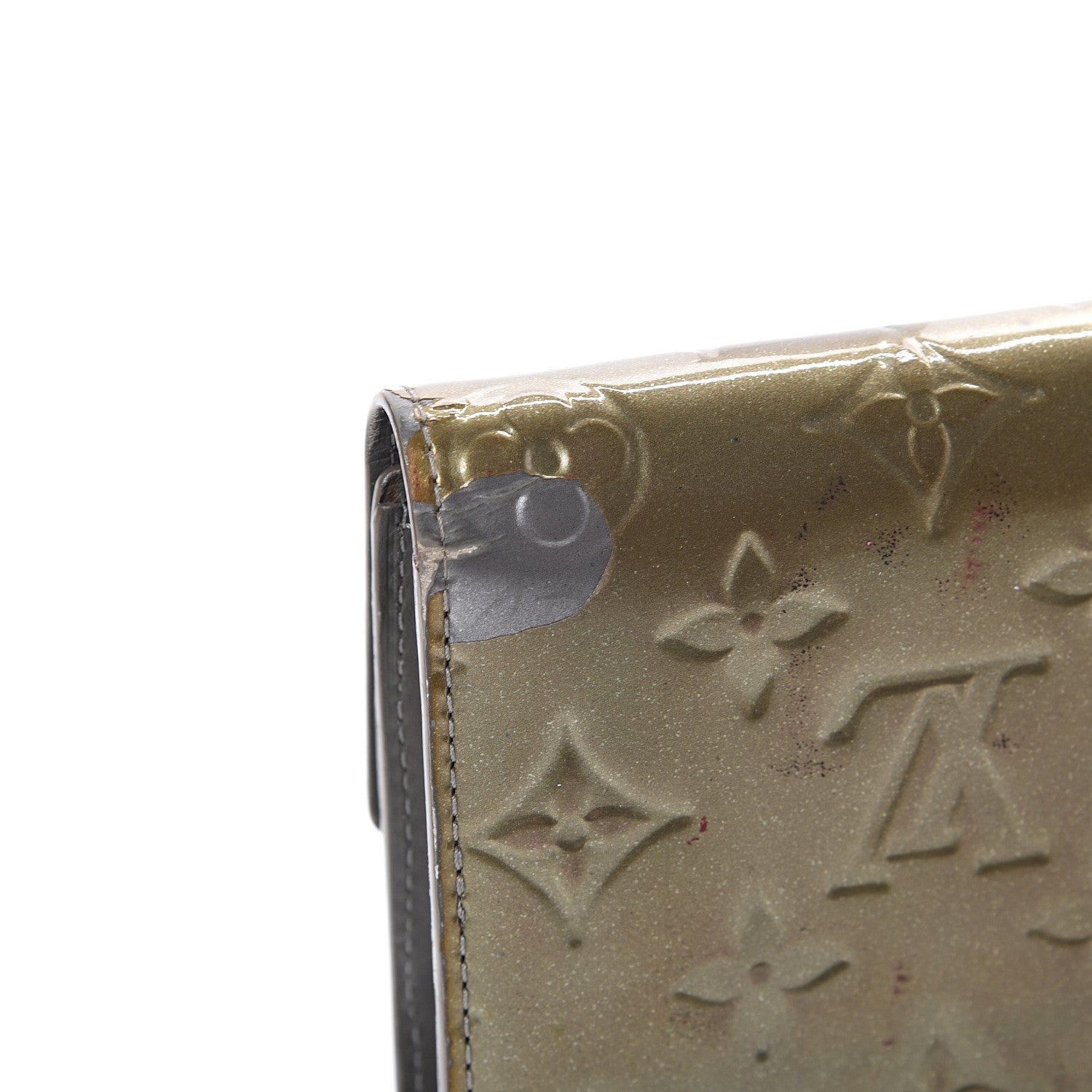 Louis Vuitton Vernis Sarah Wallet Gris Art Deco 10 of 16
