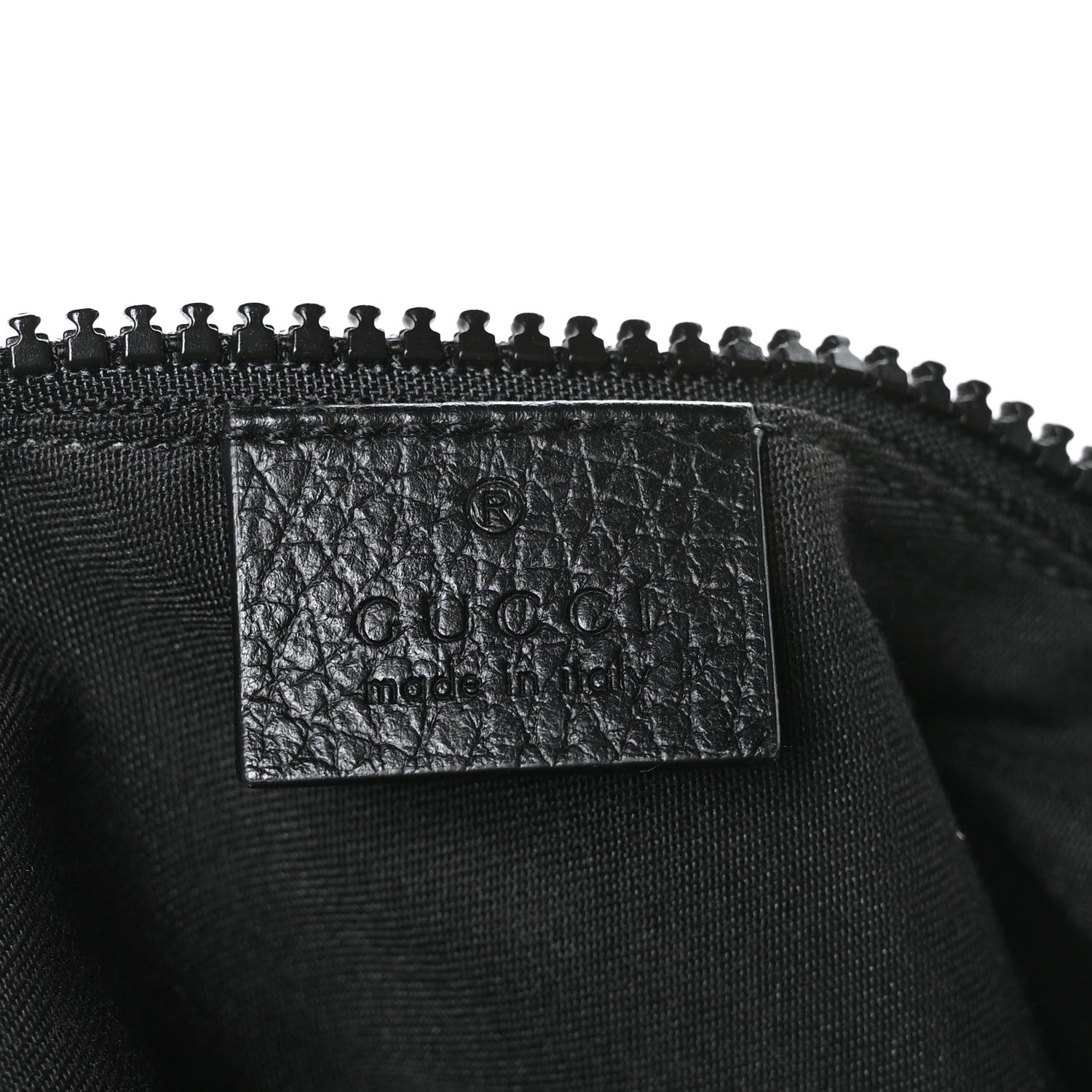 Gucci Nylon Monogram Medium Flat Messenger Bag Black 6 of 13