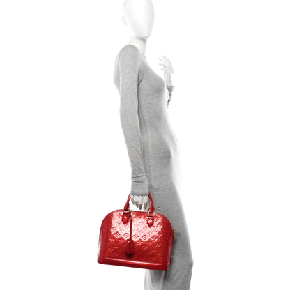 Louis Vuitton Vernis Alma PM Pomme D'Amour 2 of 10