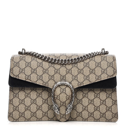Gucci GG Supreme Monogram Small Dionysus Shoulder Bag Black 2 of 13
