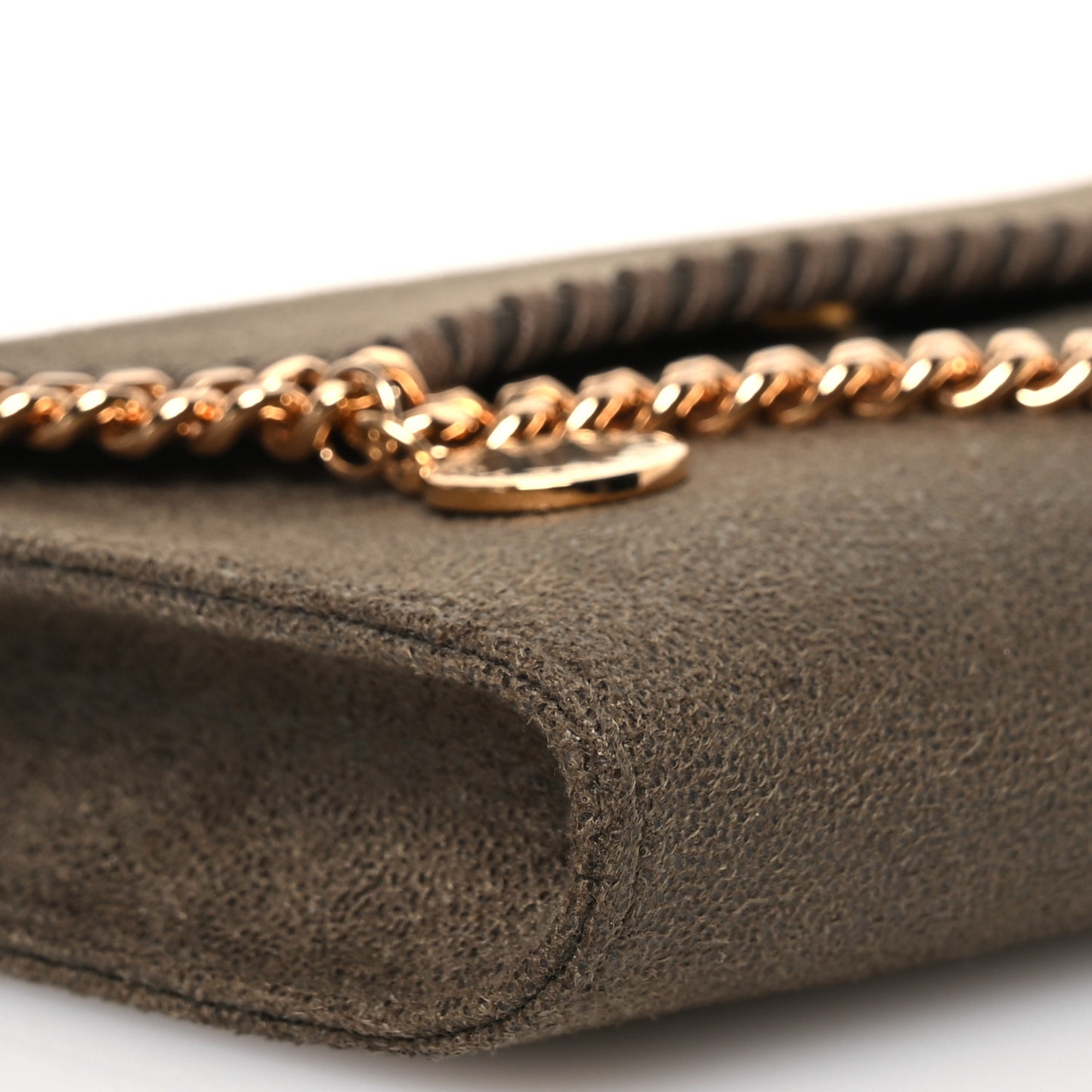 Shaggy Deer Mini Falabella Crossbody Bag Olive