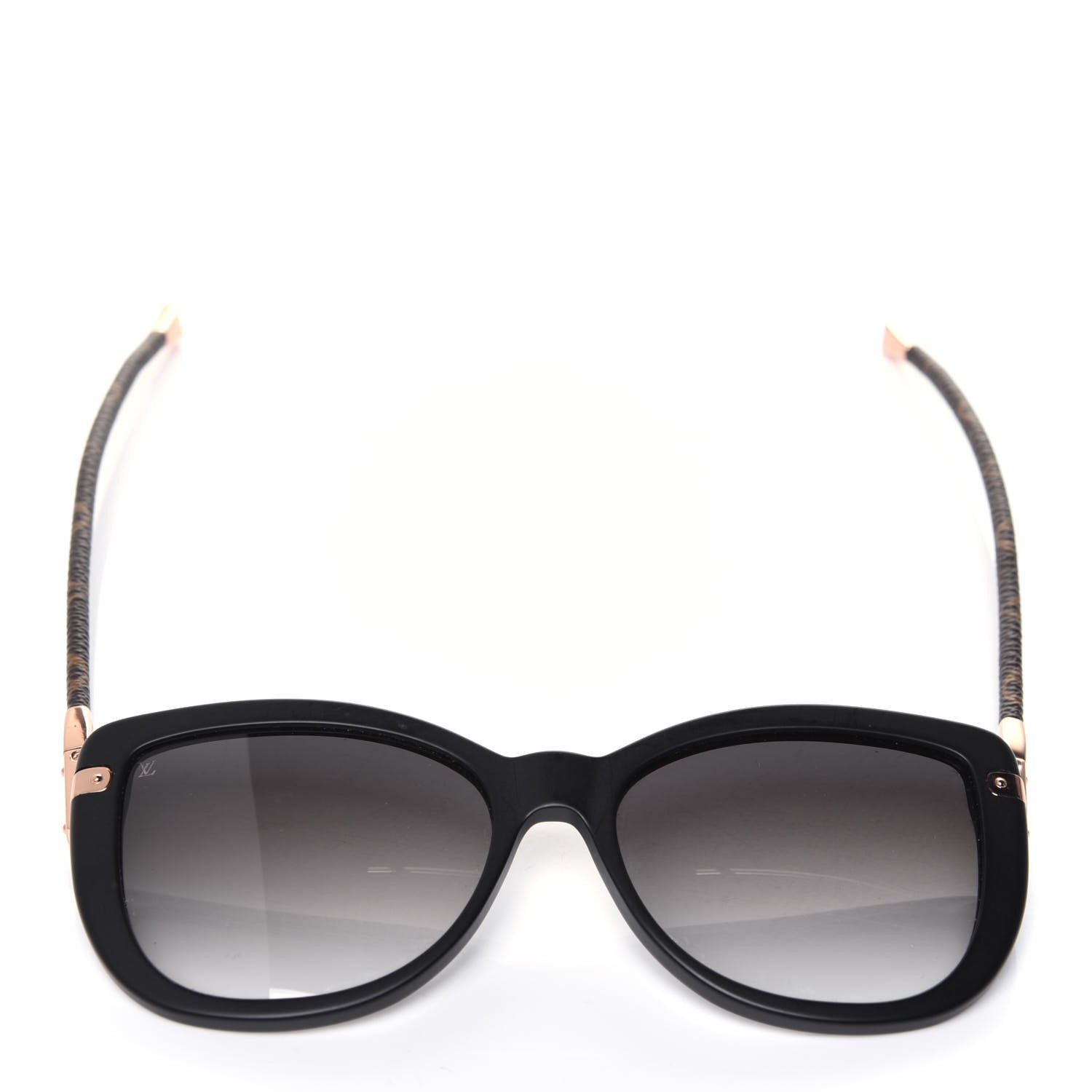 Louis Vuitton Monogram Acetate Charlotte Sunglasses Z0781E Black 7 of 8