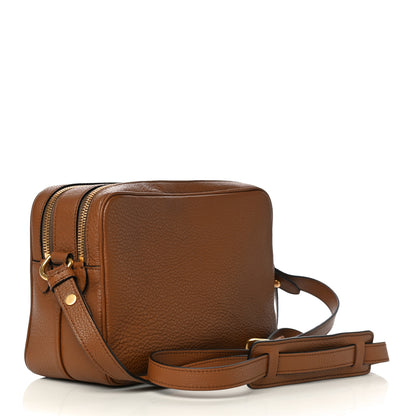 Prada Vitello Daino Medium Double Zip Shoulder Bag Cognac 2 of 9