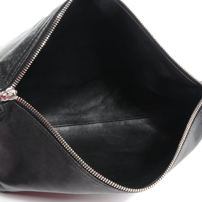 Chanel Lambskin Python Tassel Cerf Pochette Black 5 of 7