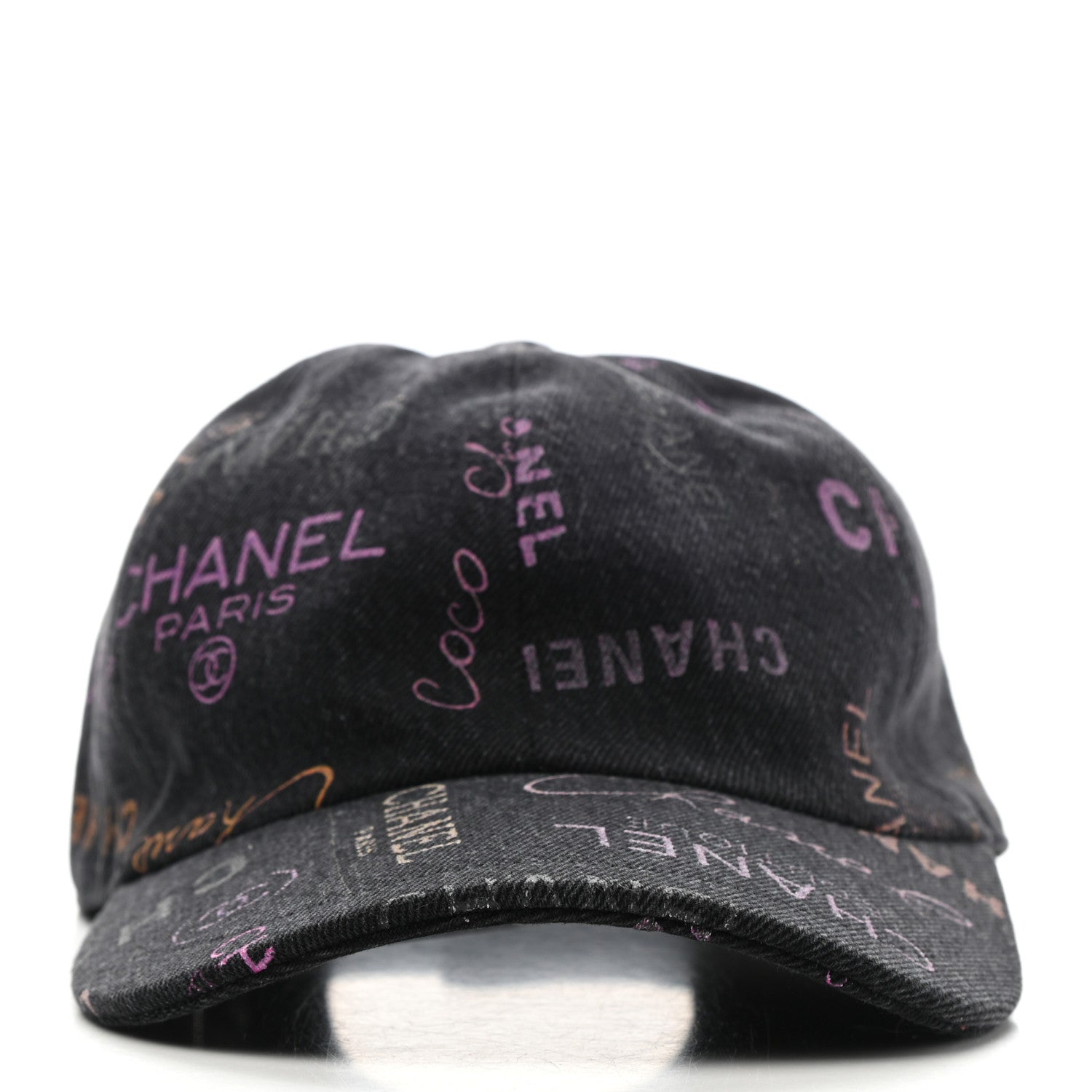 Chanel Denim Mood Cap Hat Black 3 of 8