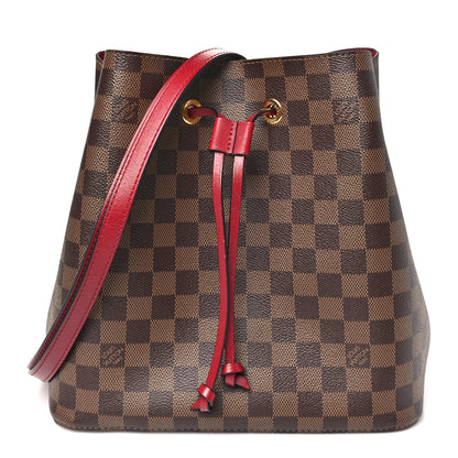 Louis Vuitton Damier Ebene Neonoe MM  Cherry Berry 1 of 9