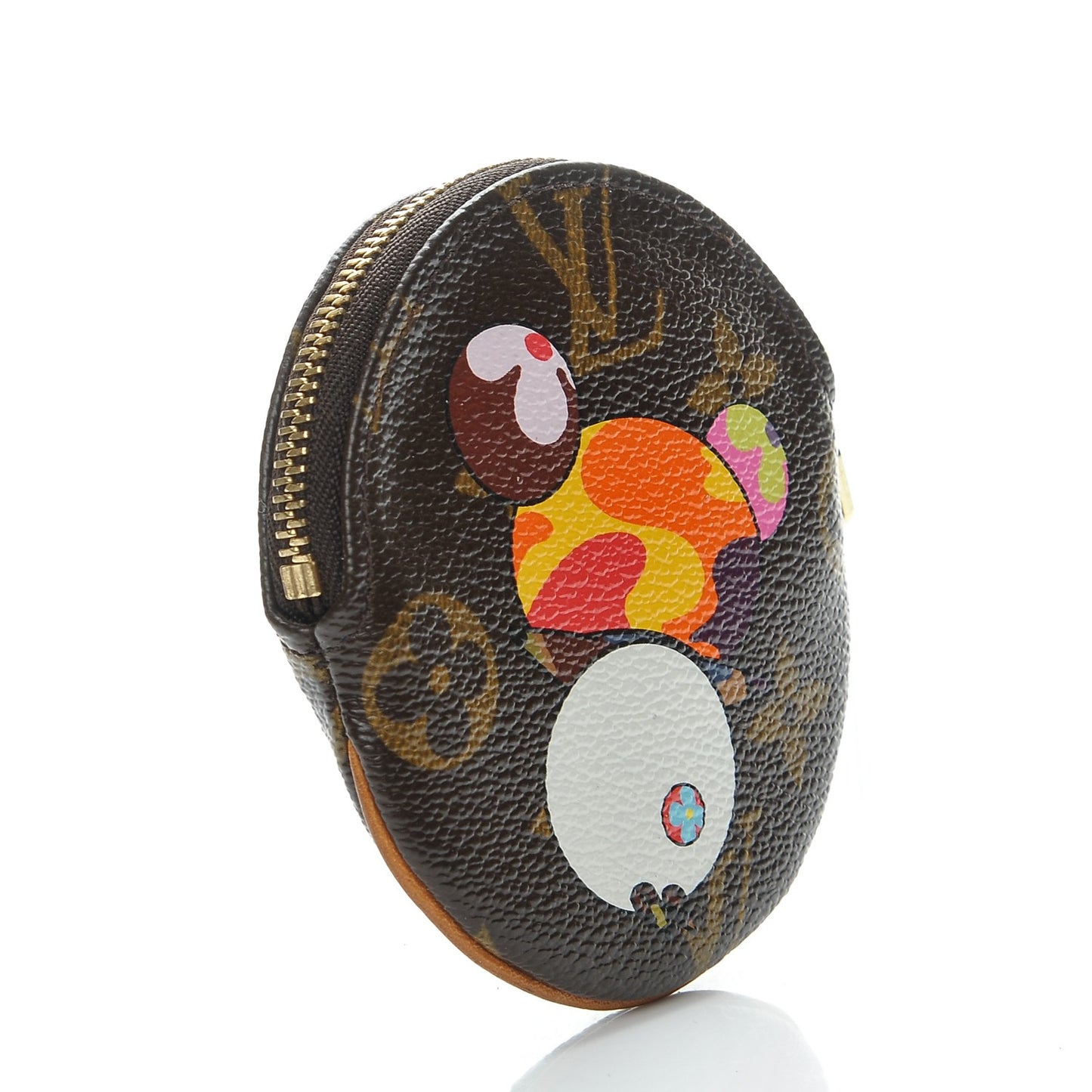 Monogram Panda Round Coin Purse
