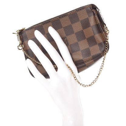 Louis Vuitton Damier Ebene Mini Pochette Accessories 2 of 7