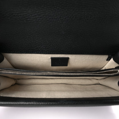 Gucci Pebbled Calfskin Small Dionysus Shoulder Bag Black 6 of 10