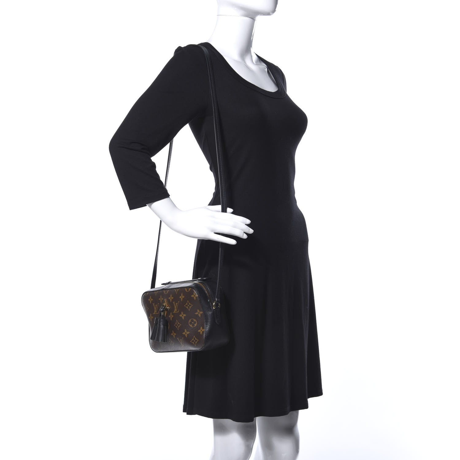 Louis Vuitton Monogram Saintonge Black 2 of 12