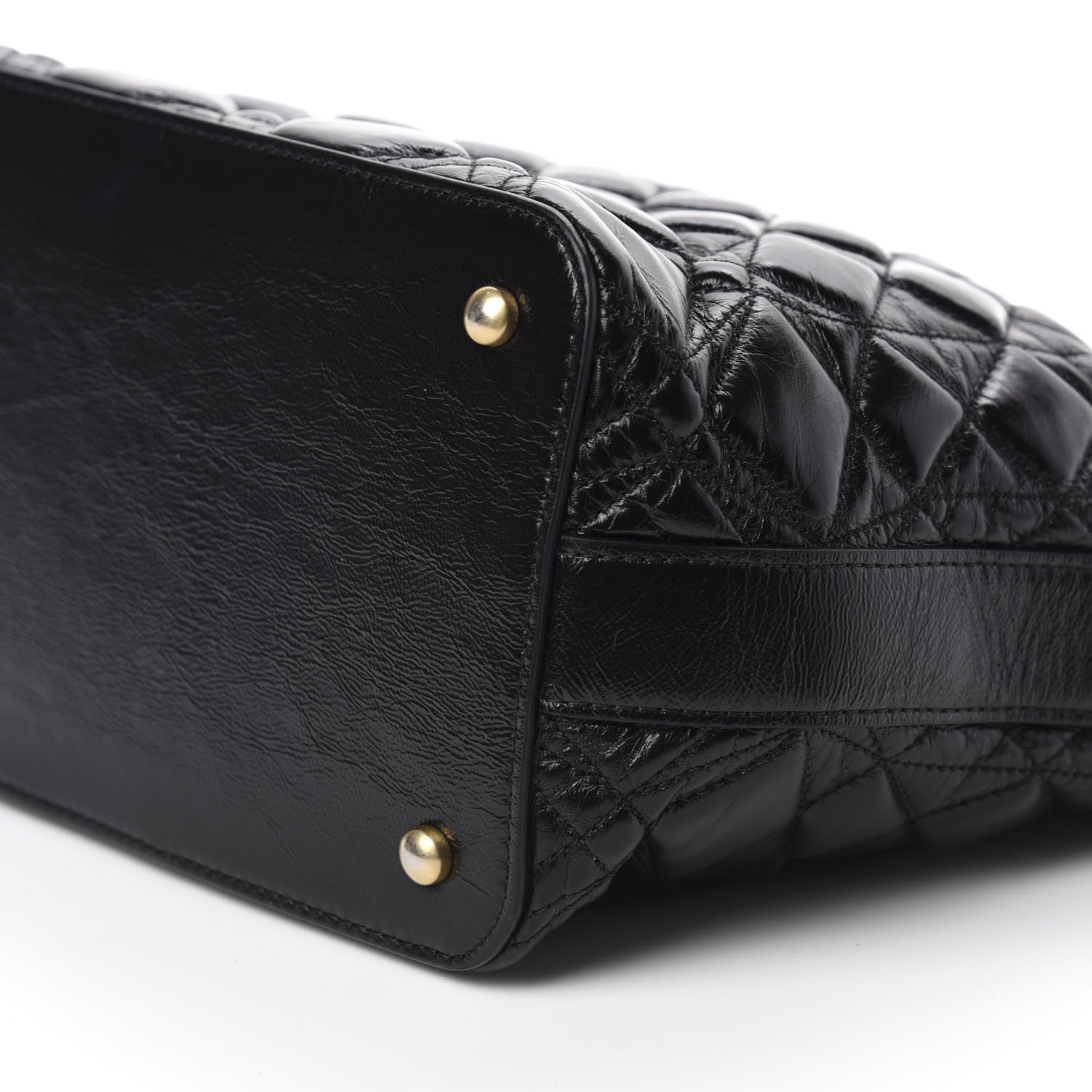 Chanel Glazed Calfskin Quilted State Of The Art Hobo Black 7 of 12