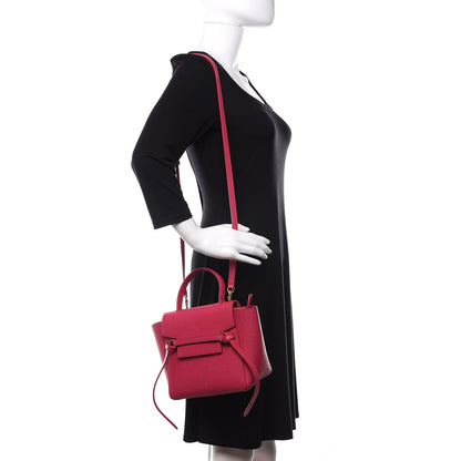 Celine Grained Calfskin Nano Belt Bag Pink 3 of 11