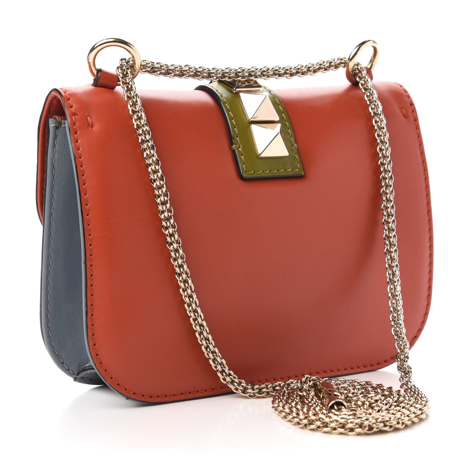 Valentino Garavani Vitello Small Glam Lock Rockstud Flap Multicolor 4 of 10