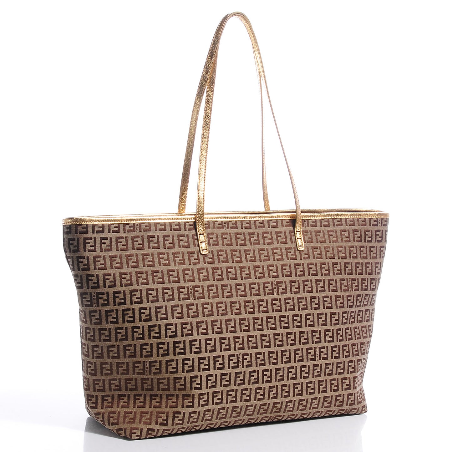 Crystal Zucchino Roll Tote Gold