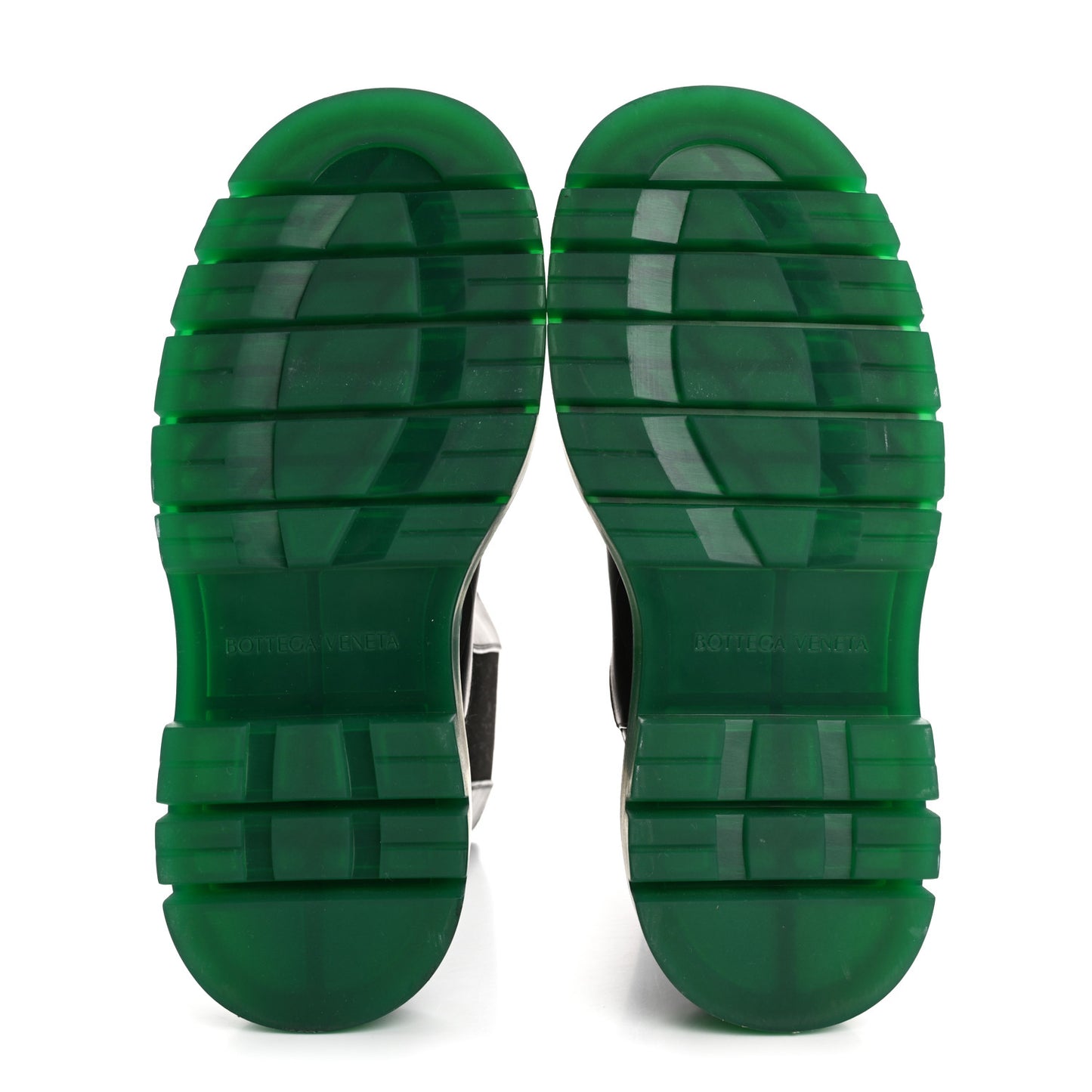 Calfskin The Tire Chelsea Boots 39 Black Green