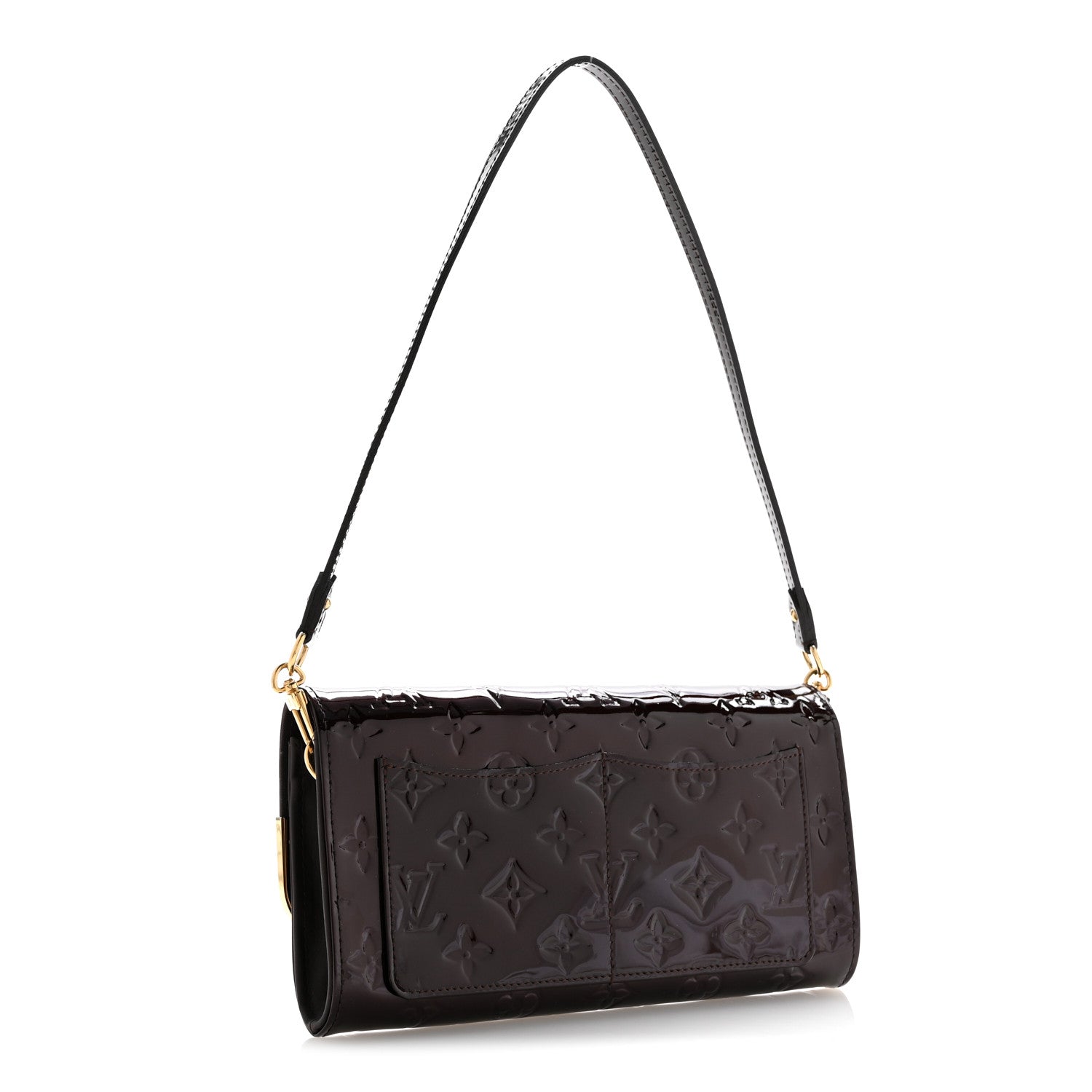 Louis Vuitton Vernis Rossmore MM Amarante 3 of 12